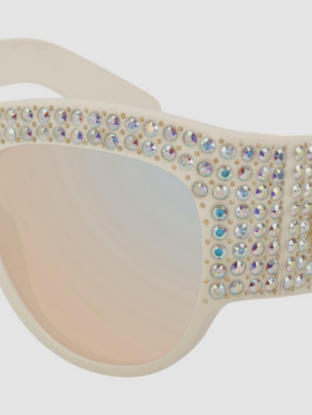 Authentic Gucci GG0144S 004 Women Pink Square Mirror Sunglasses 56/14/135